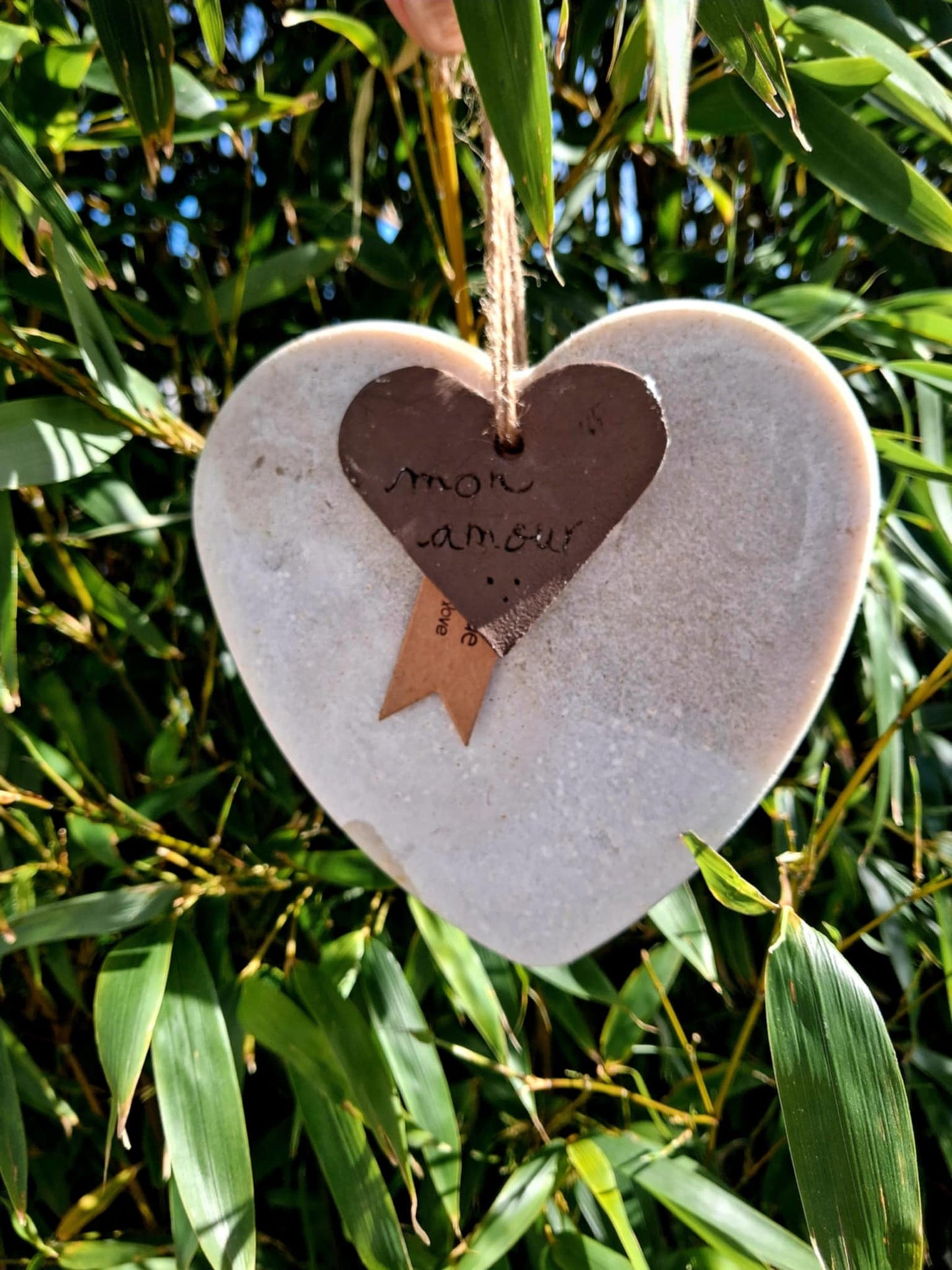 Savon coeur XXL à l avoine et à l ortie