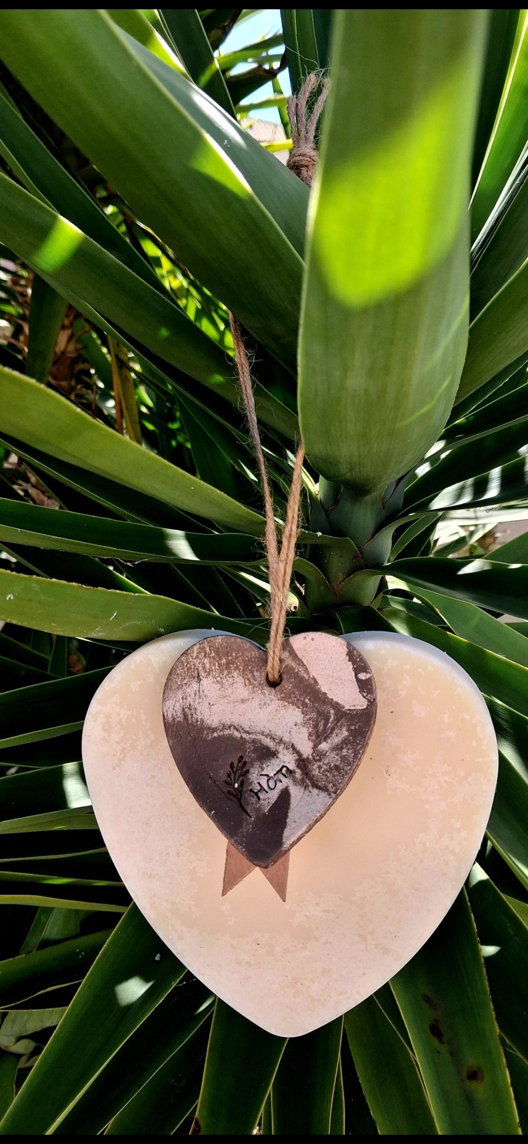 Savon coeur XXL au cèdre et eucalyptus