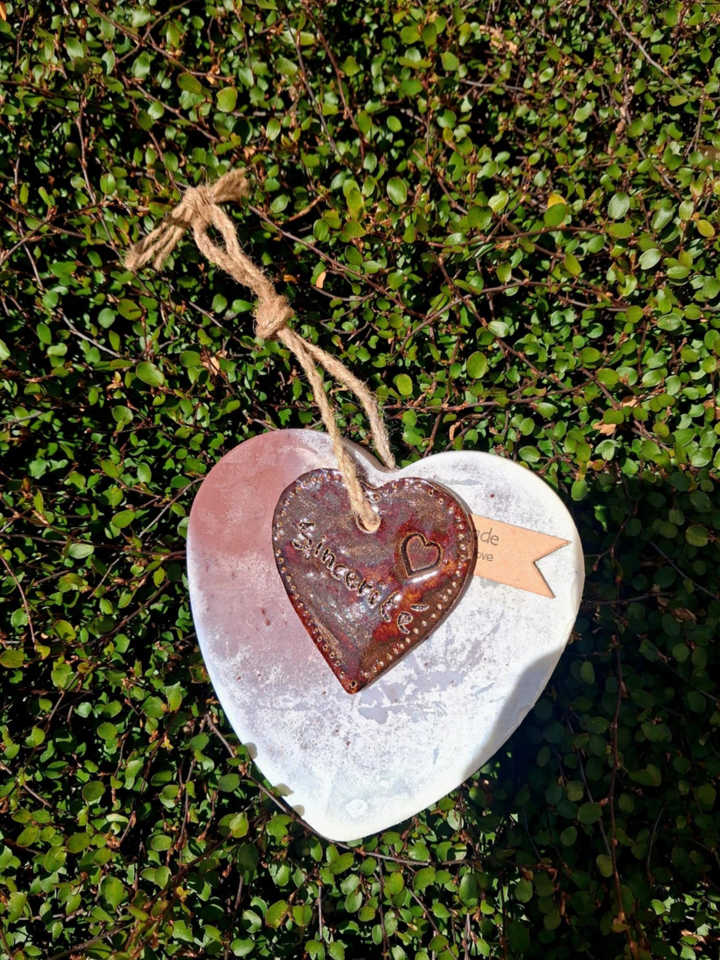 Savon coeur XXL à l argile rouge